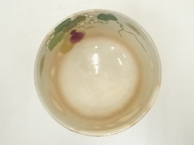 道具 ] - 道具 京焼 花房美峰造 色絵六瓢四季草花茶碗（共箱） | 宗